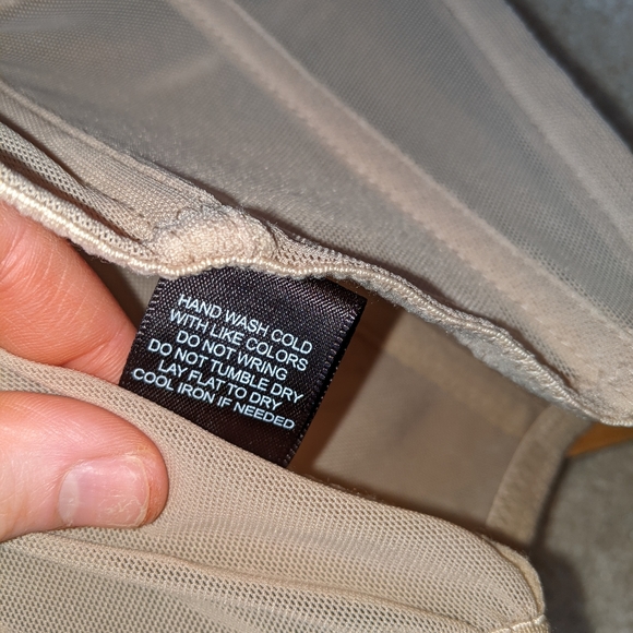 Nwts say what corset tan/beige/nude crop top - Picture 7 of 10